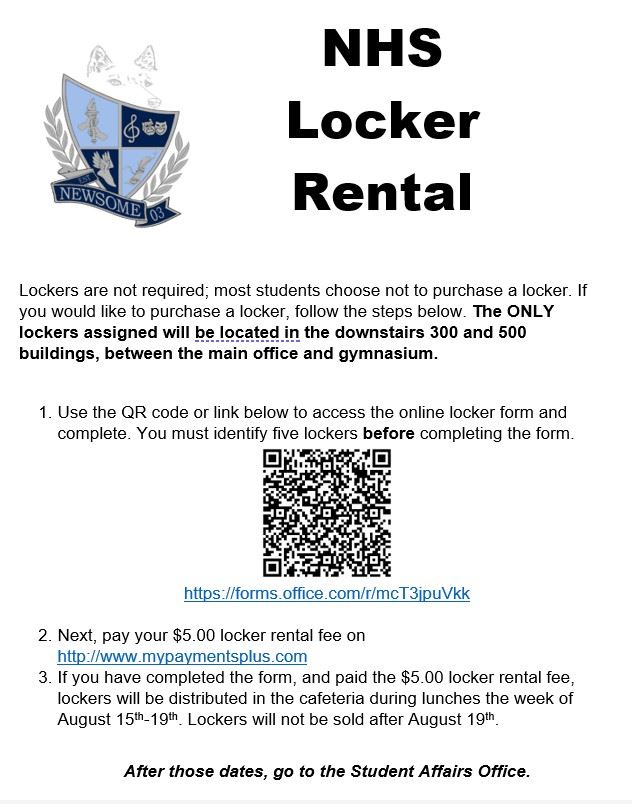  Lockers 